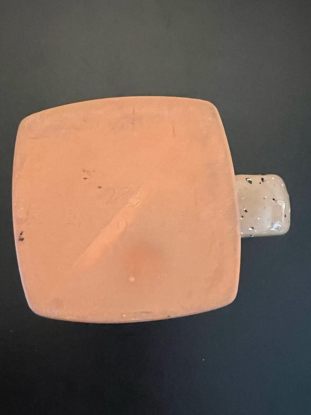 Handcrafted Hand Thrown Studio Art Pottery Square-Bottomed Speckled Cup Mug - Picture 11 of 13